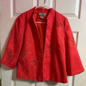 BIRCH HILL Vibran Orange 100% Cotton Jacket